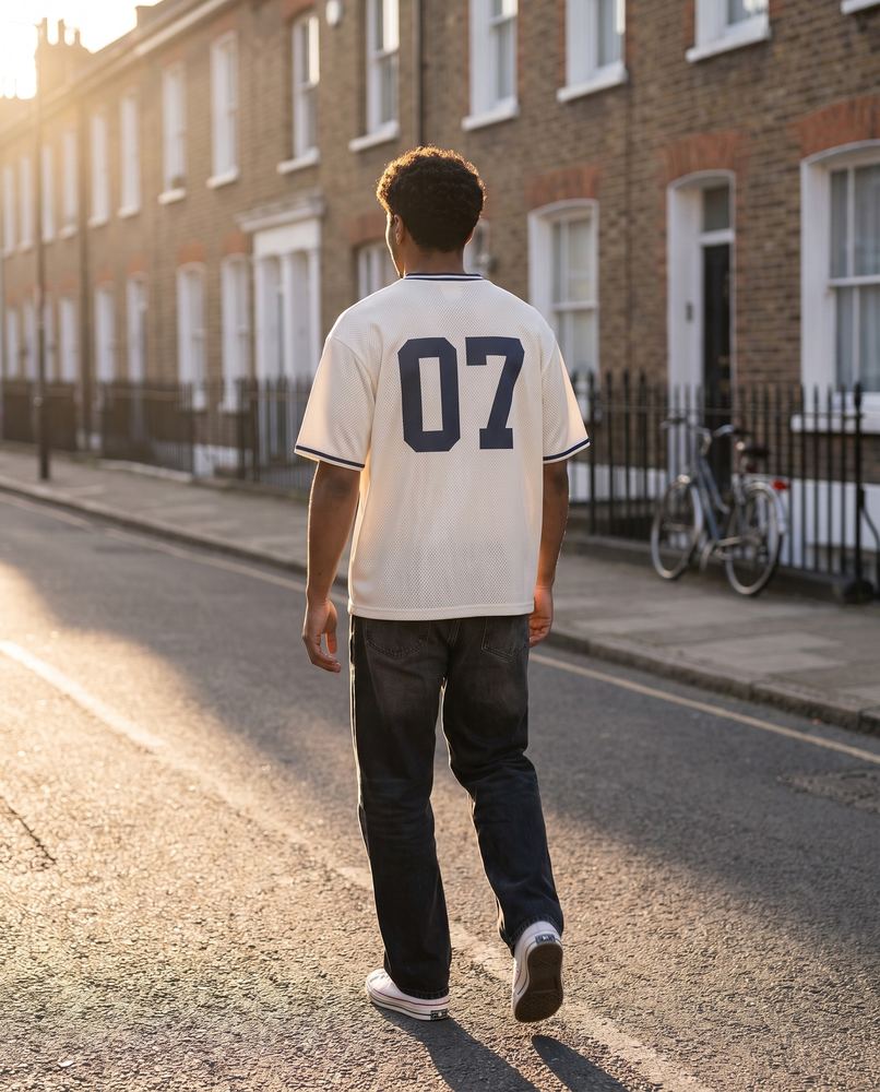 Halfline jersey worn on a London street